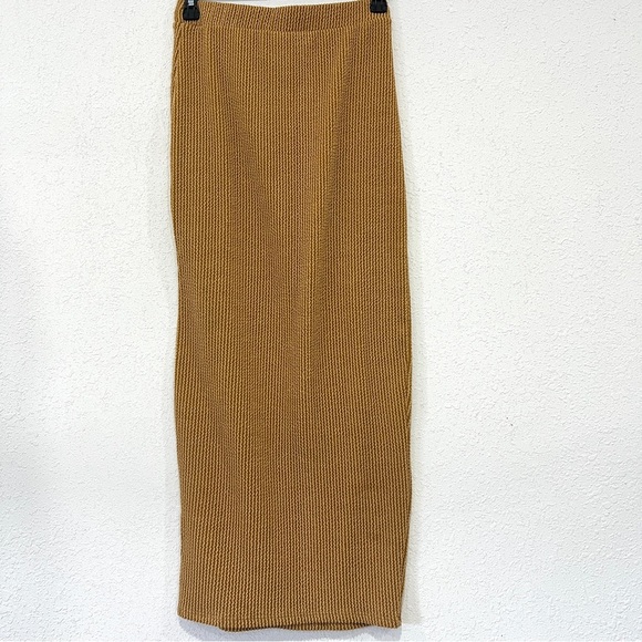21 Saints Womens Beige Maxi Skirt Size Medium - Picture 3 of 5